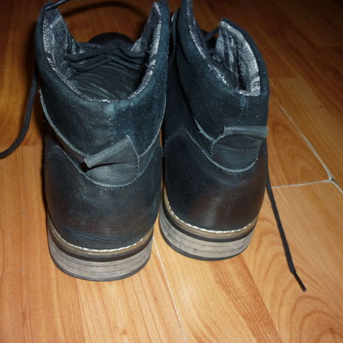 Men's boots used size 42-43, black
