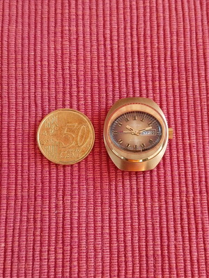 Vintage Ελβετικό Αυτόματο Ρολόι Couros Day-Date N.O.S. Χρυσή Κλασική Ομορφιά