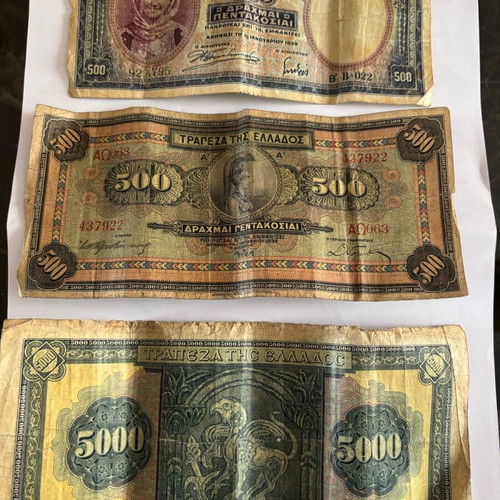 Occupation banknotes used