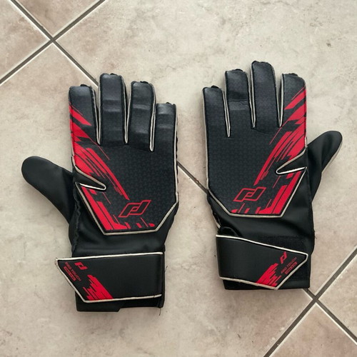 Pro Touch goalkeeper gloves junior used, black-red