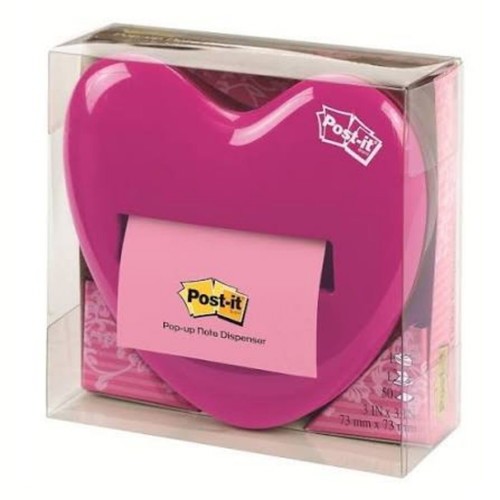 Post-it Pop Up Dispenser Heart new
