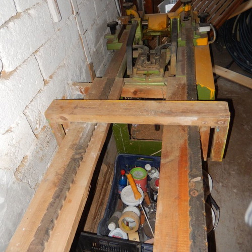 Carpentry tools used, operate with single-phase power
