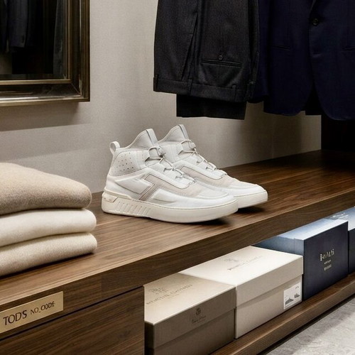 Tod’s No_Code X High-Top Hybrid Sneakers, size 44-44.5 EU