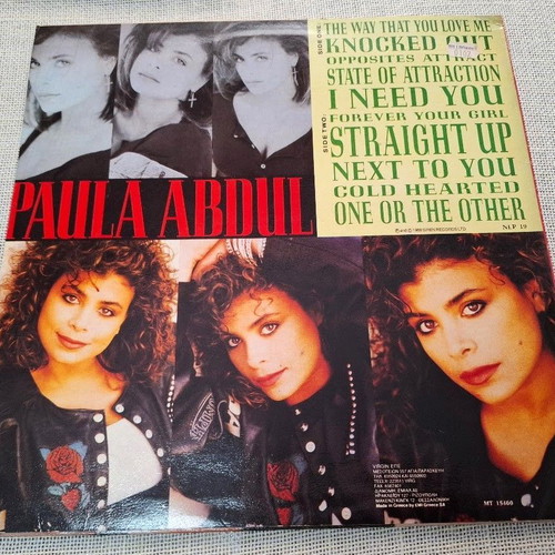 Paula Abdul Forever Your Girl LP like new, electronic genre