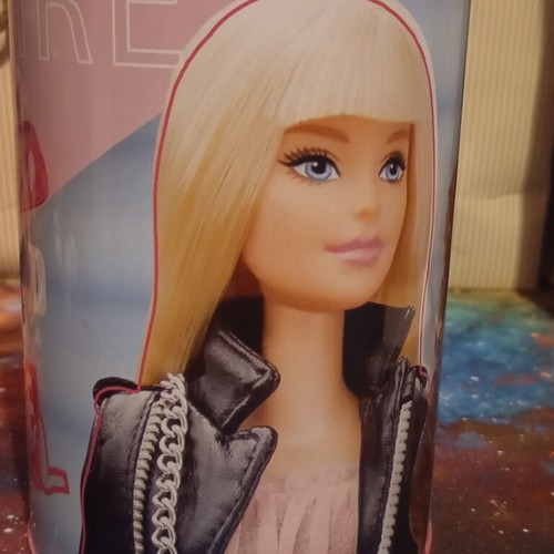 Barbie piggy bank new with perfect stability and color