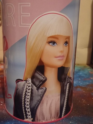 Barbie piggy bank new with perfect stability and color