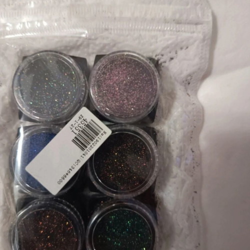 Nail decorations set, 4 pieces