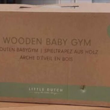 Little Dutch Baby Gym like new with extra hanging toys