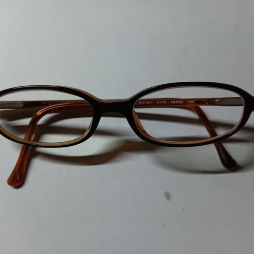 Women's Oval Glasses Used, Brown
