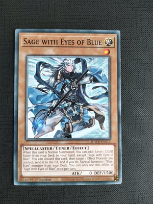 Sage With Eyes Of Blue SDWD-EN013 καινούργια Yu-Gi-Oh κάρτα