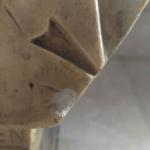Beethoven bust used, made of stone material, height 30 cm