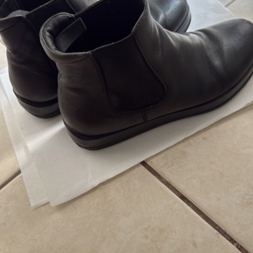 Prada Linea Rosa ankle boots like new, men's size 43, black