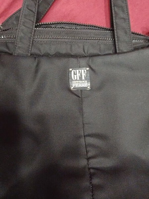 Επώνυμη τσάντα γραφείου Gianfranco Ferre σαν καινούργιο, μαύρη