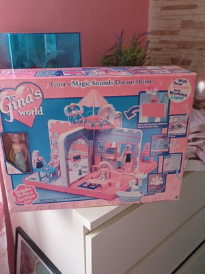 Vintage Gina's World Magic Sounds Dream Playset sealed in box