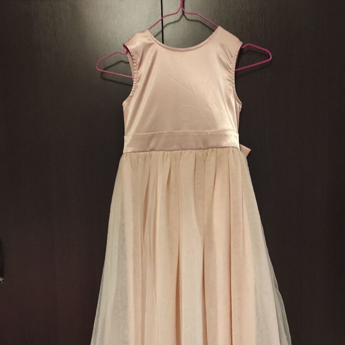Dress like new for 6-7 years old with glitter tulle, pink