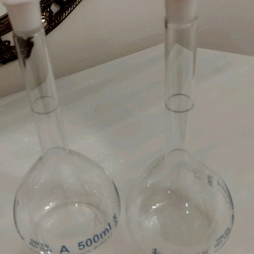 Normax chemical bottles new, set of 2, 500ml