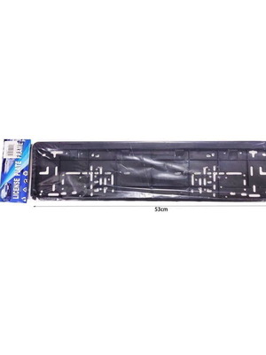 Πλαίσιο Πινακίδας Αυτοκινήτου Μαύρο 53x13cm για Ευρωπαϊκές Πινακίδες