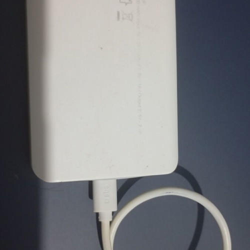 USB charger with flashlight, used, two charging ports