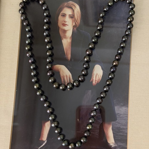 Vintage Italian Long Pearl Necklace like new