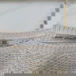 Zara Knit πουλόβερ μεταχειρισμένο, ανοιξιάτικο, μανίκια 3/4, μπεζ, μέγεθος M