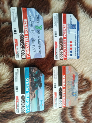 Italian phone cards used collectible before euro