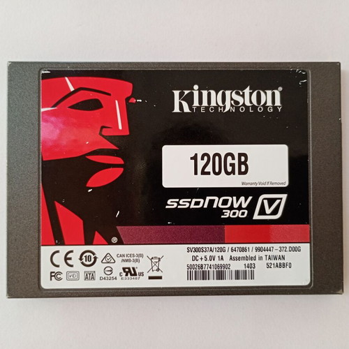Kingston SSDNow V300 120GB SATA III SSD like new