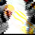 Колие Африкански мъниста Millefiori ново, ръчно изработено 43 см