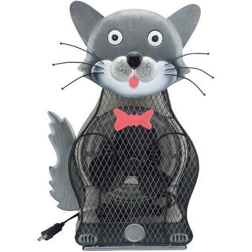 Decorative fan in cat design new in box