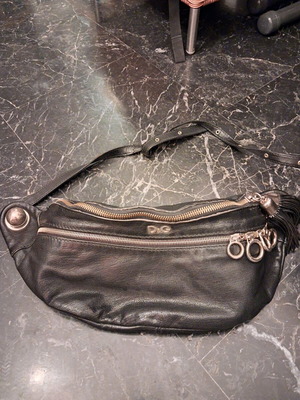 Dolce & Gabbana crossbody bag used, black with wear
