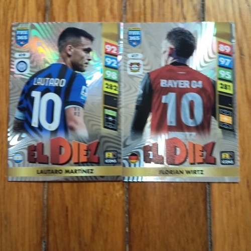 Panini FIFA 365 El Diez special cards pack of 2