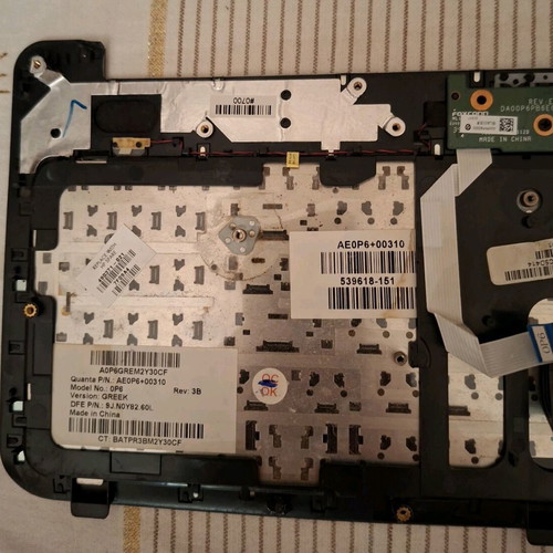 Laptop keyboards used, set of 3 pieces