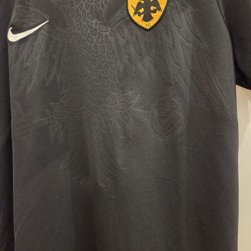 AEK 2017-2018 Third Black Jersey used, Nike authentic
