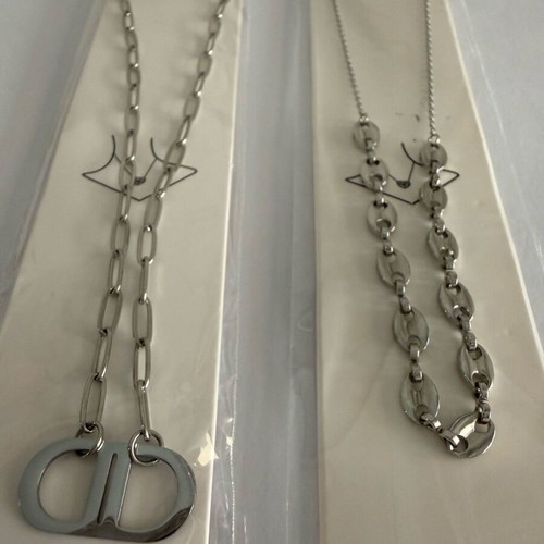 Stainless steel Zara necklace set silver new