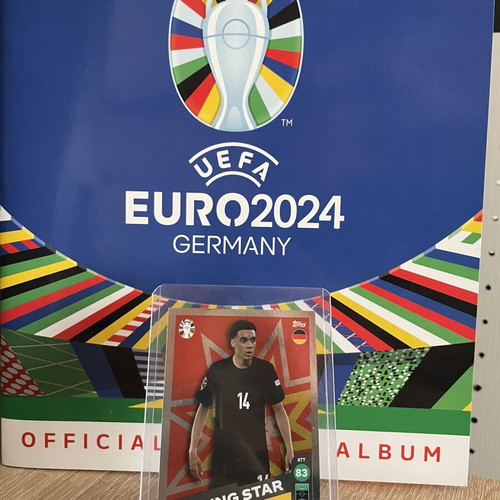 Jamal Musiala Euro 2024 shining star sticker