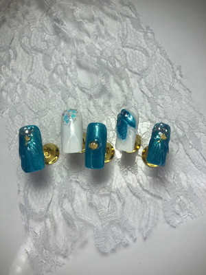 Press On Nails χειροποίητα, σε σχήμα και χρώμα επιλογής