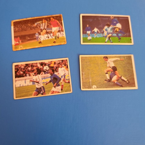 Dandy World Cup 1978 cards used, moderate condition