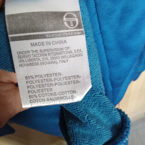 Sergio Tacchini Masters Track Top jacket blue/white like new