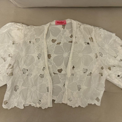 Karavan White Kipour Jacket like new, S/M
