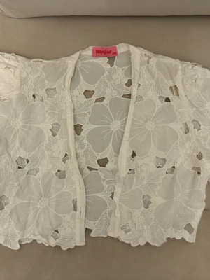 Karavan White Kipour Jacket like new, S/M