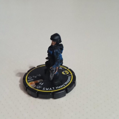 Herroclix Swat Heavy Weapons figure like new