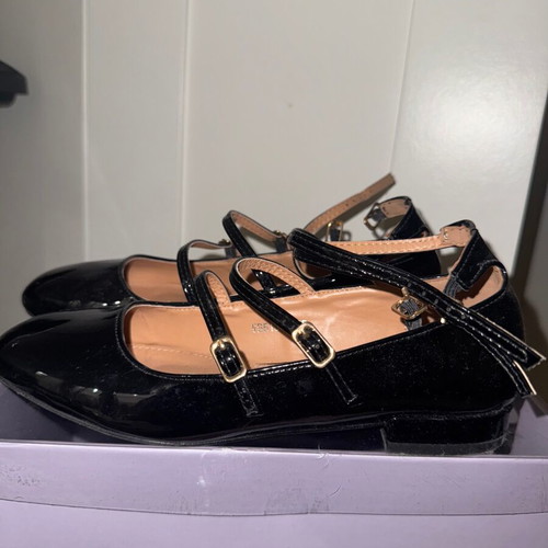 Mary Jane ballerina shoes like new, black, size 36