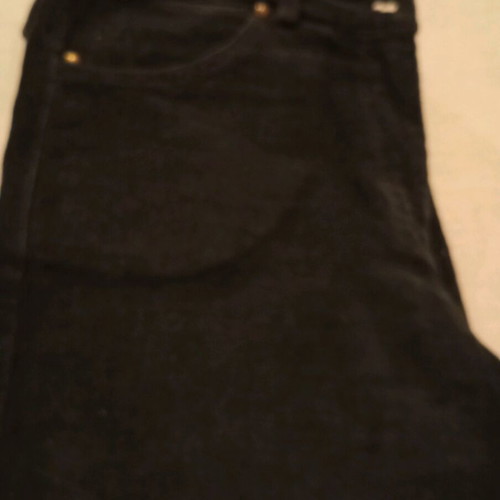 Absolute vintage black corduroy pants with knee buttons used size 2