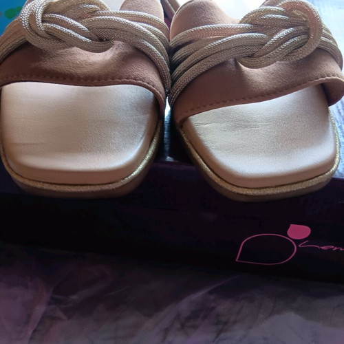 Aphrodite sandals used, size 39, beige brown