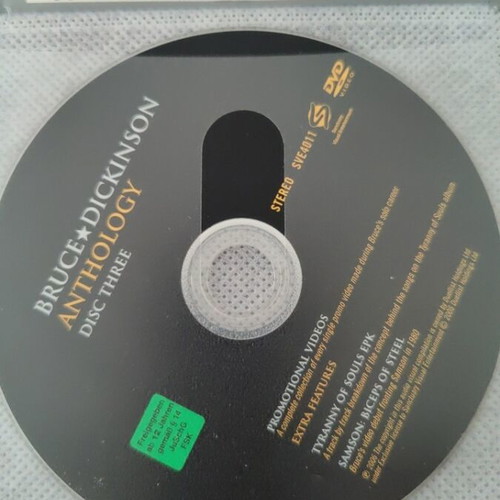 Bruce Dickinson Anthology DVD, metal