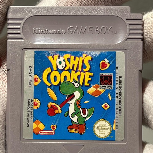 Game Boy Yoshi's Cookie used, original cartridge, puzzle game