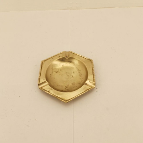 Bronze ashtray used, year 2000