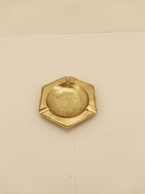 Bronze ashtray used, year 2000