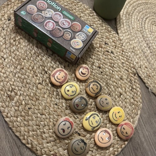 Montessori emotion stones, eco-friendly