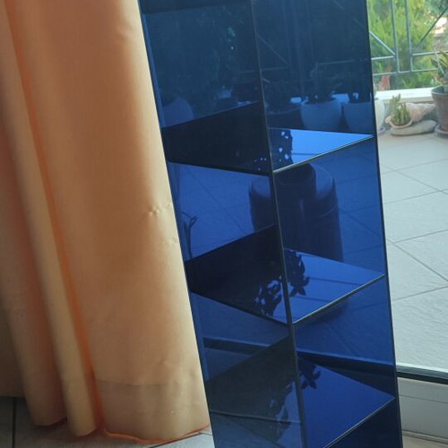 Habitat Allegro CD storage tower, vintage plexiglass