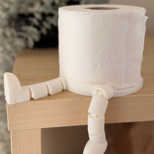 Adjustable Toilet Paper Roll Buddy 3D Printed, new made to order